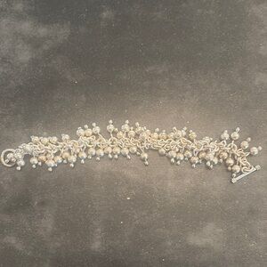 Silver silpada cha cha  Beaded Bracelet